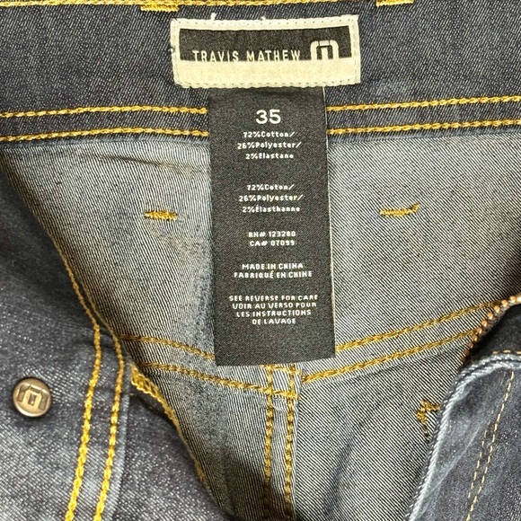 Travis Mathew Legacy Featherweight Jeans 35x30 - Picture 3 of 4